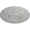 Ekena Millwork Oslo Ceiling Medallion (Fits Canopies up to 10 1/2"), Hand-Painted Frost, 28 1/8"OD x 1 3/4"P CM28OSFRF - alternate 3